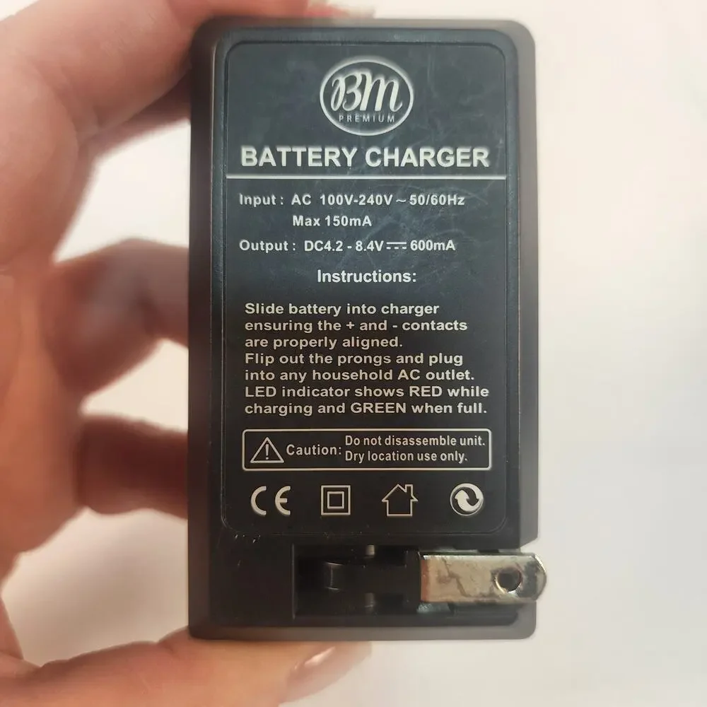 BM Premium Battery Charger for Cameras & Camcorders Compatible with Panasonic